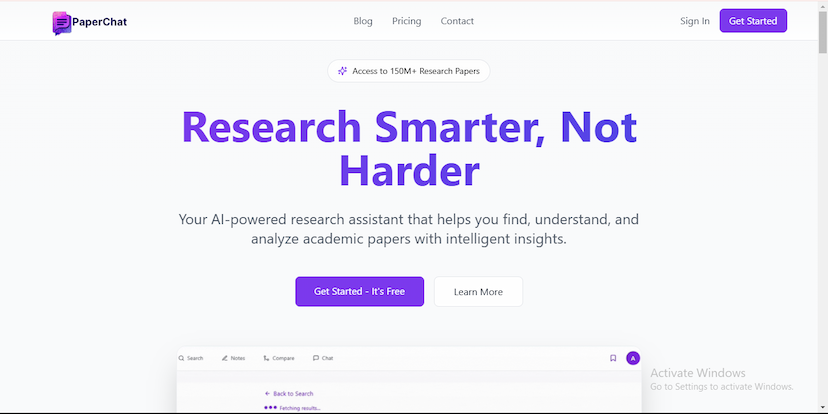 Paperchat AI Research Assistant